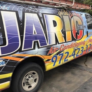 Beautifully wrapped Jaric company van