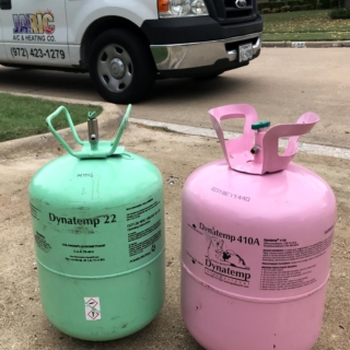 2 canisters of R-22 freon