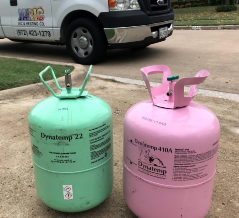 2 canisters of R-22 freon