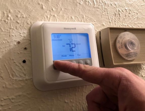 Programming a state of the art Honeywell thermostat